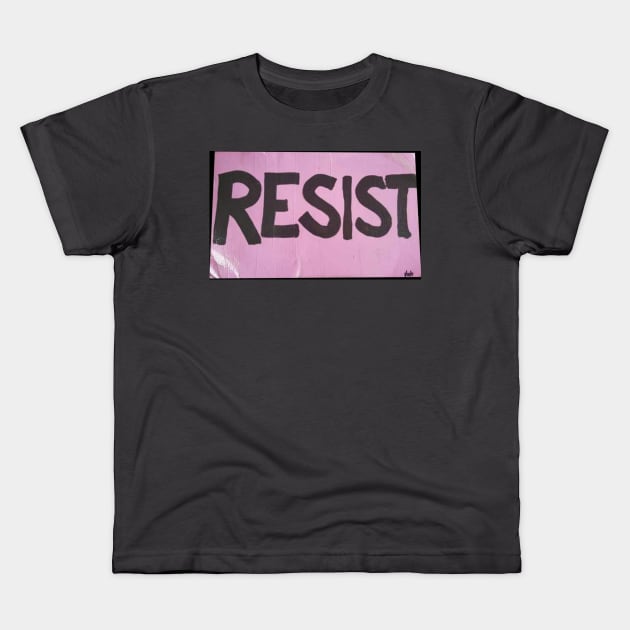 RESIST 1/21/17 - Front Kids T-Shirt by Blacklivesmattermemorialfence